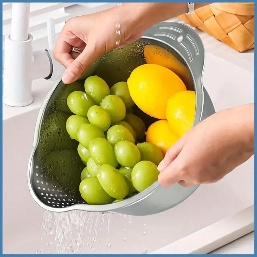 304 Stainless Steel Basin w/ Fine Mesh Filter