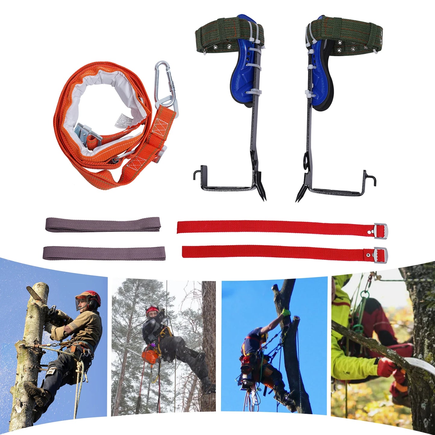 Tree Climbing Spikes for Safe and Easy Tree Ascents