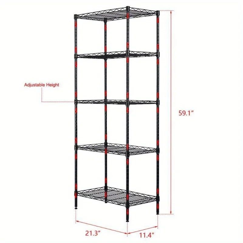 5 Layers Wire Shelves
