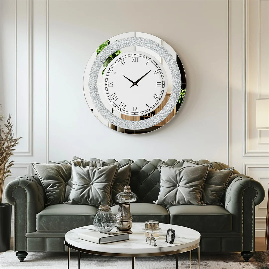 LUVODI 32inch Modern 3D Wall Clock