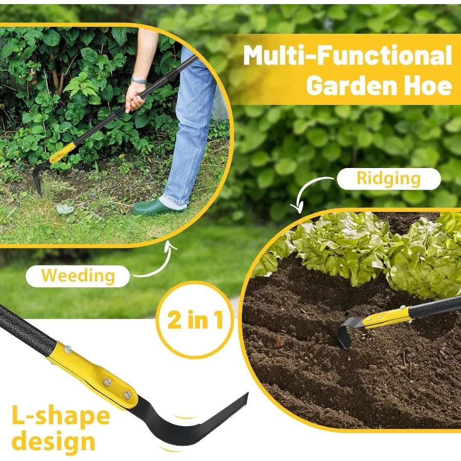 49 Inch L Shaped Garden Hoe