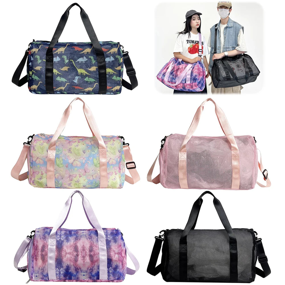 Mesh Travel Duffle Bag Luggage Bag