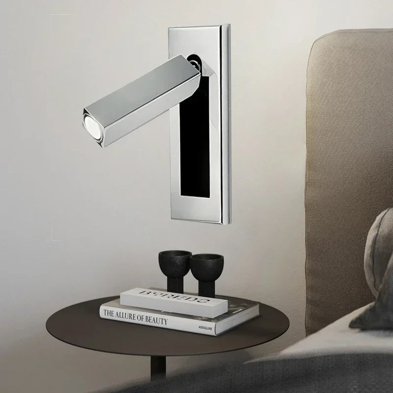 Nordic Indoor LED Wall Light Spotlight With RotationallyAdjustable Fixture System