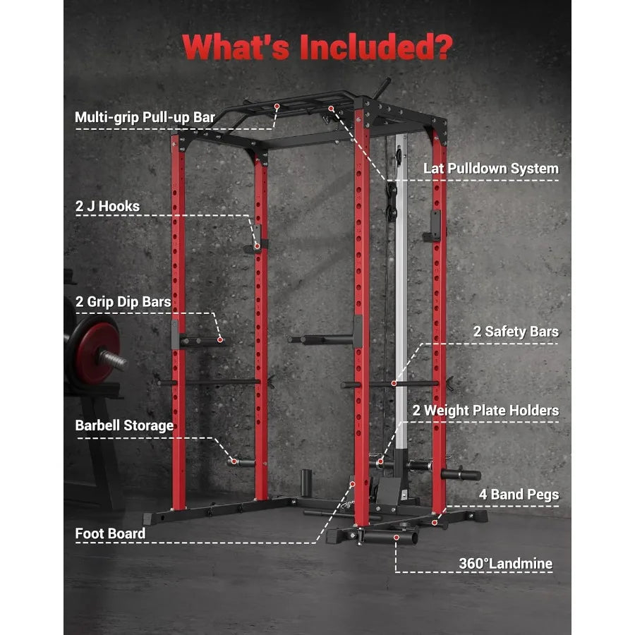Power Cage and Racks for Home Gym