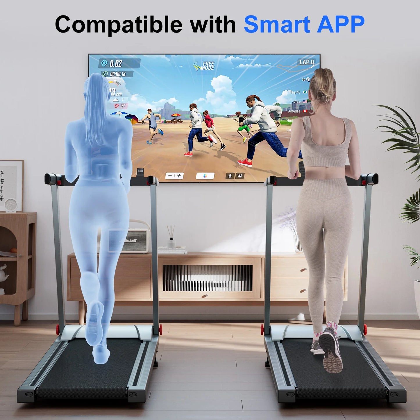 Driving Power 3.0 HP Treadmill With Adjustable Incline PerformanceEnhancementModule