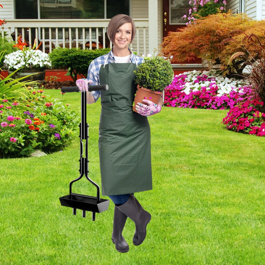 Manual Lawn Aerator Plug Tool for Healthy Grass Growth
