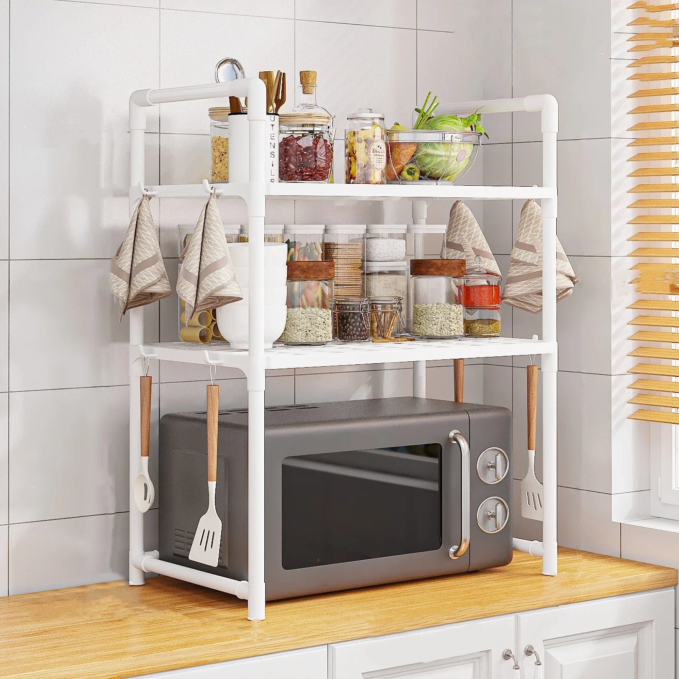 Durable Microwave Stand Shelf