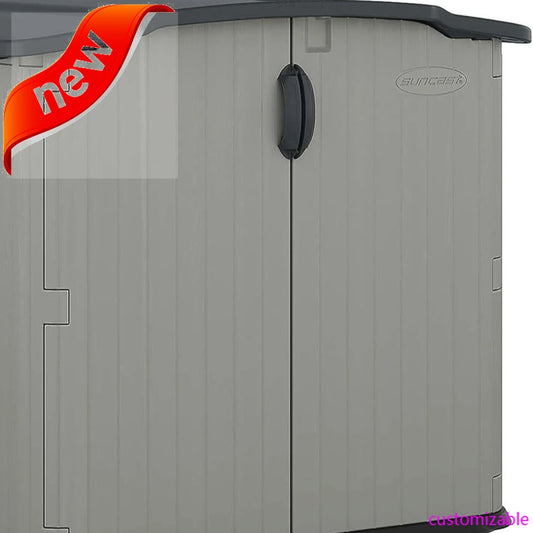 XMSJ GlideTop Horizontal Outdoor Storage Shed Waterproof