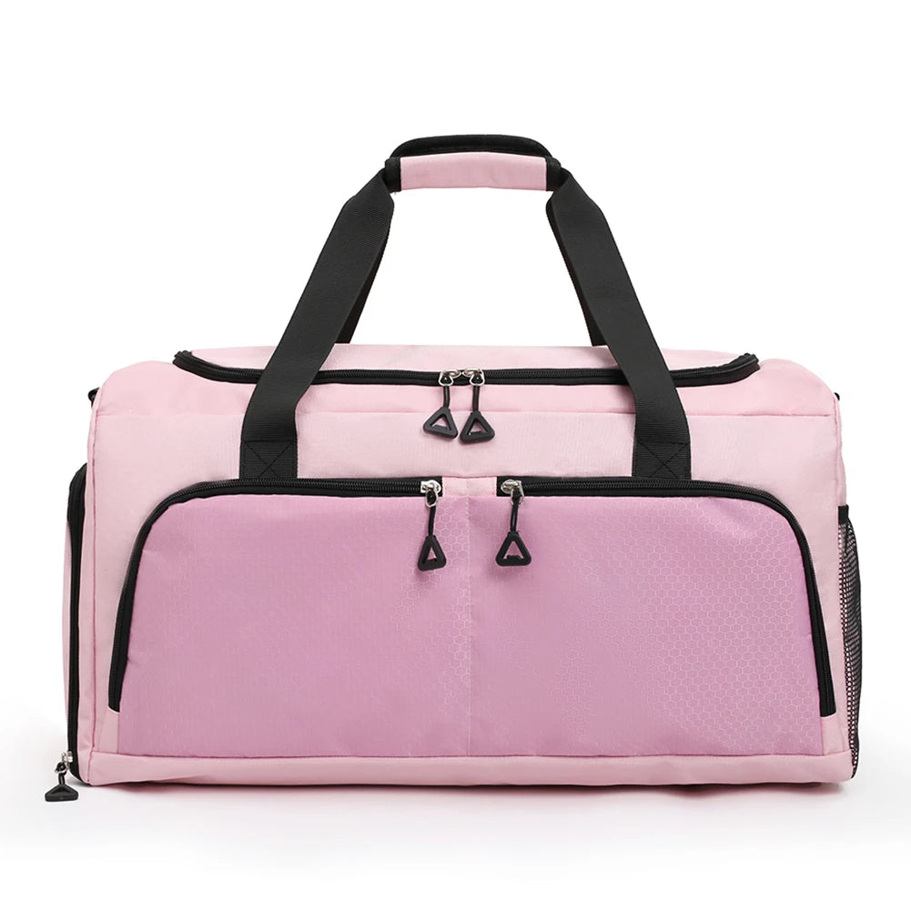 Travel Duffle Bag with Shoe Compartment and Wet Pocket Gym Bag