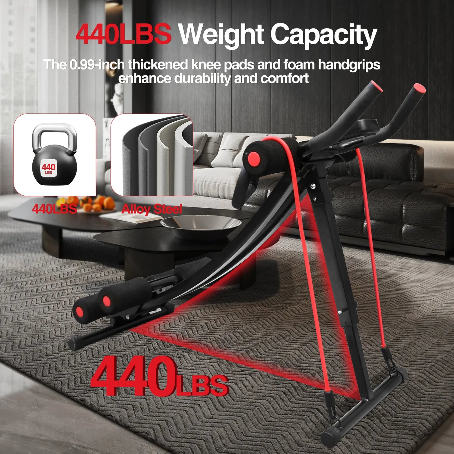 GIKPAL Foldable Ab Machine