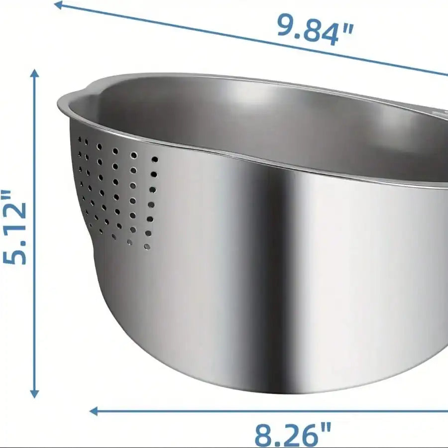 304 Stainless Steel Basin w/ Fine Mesh Filter
