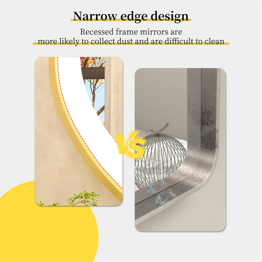 LUVODI Luxury Oval Led Illuminated Bathroom Mirror