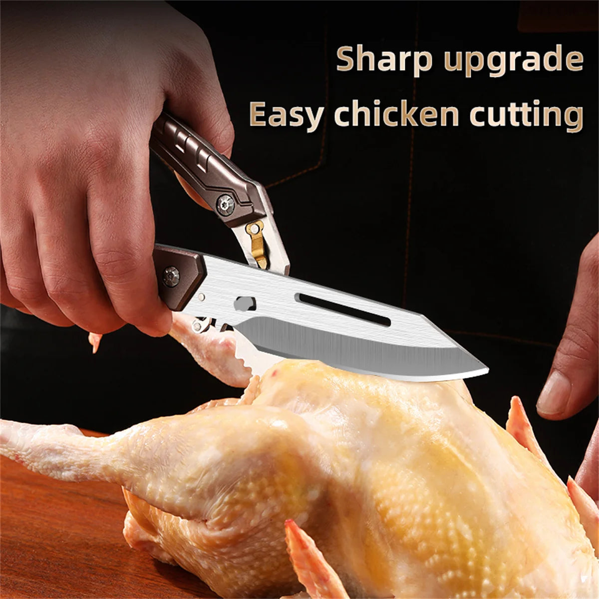 Heavy Duty Poultry Shears Professional Kitchen Stainless Steel