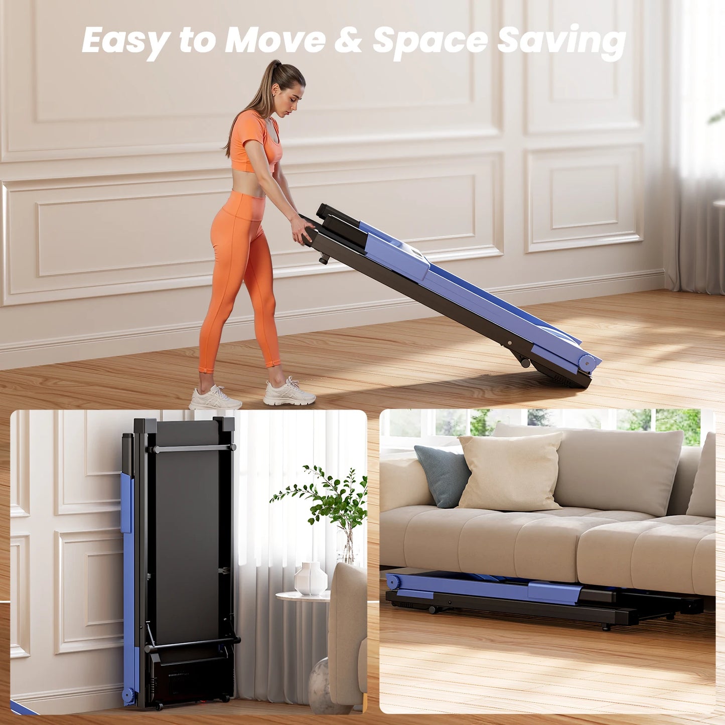 Driving Power 3.0 HP Treadmill With Adjustable Incline PerformanceEnhancementModule