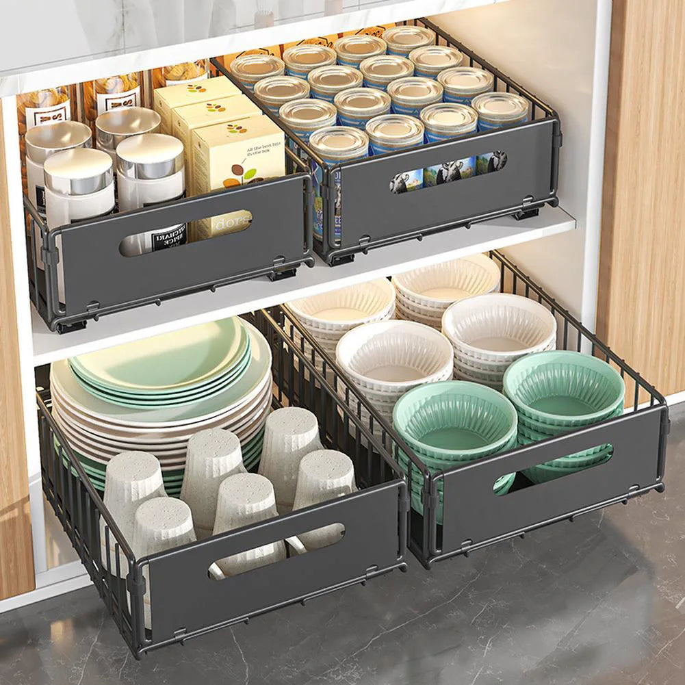 1pc/2pcs Pull Out Cabinet Organizer,