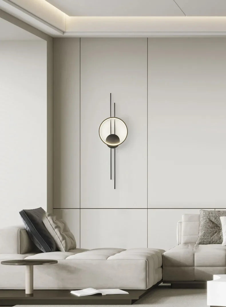 Enerlord Nordic Copper LED Wall Light Fixture Modern