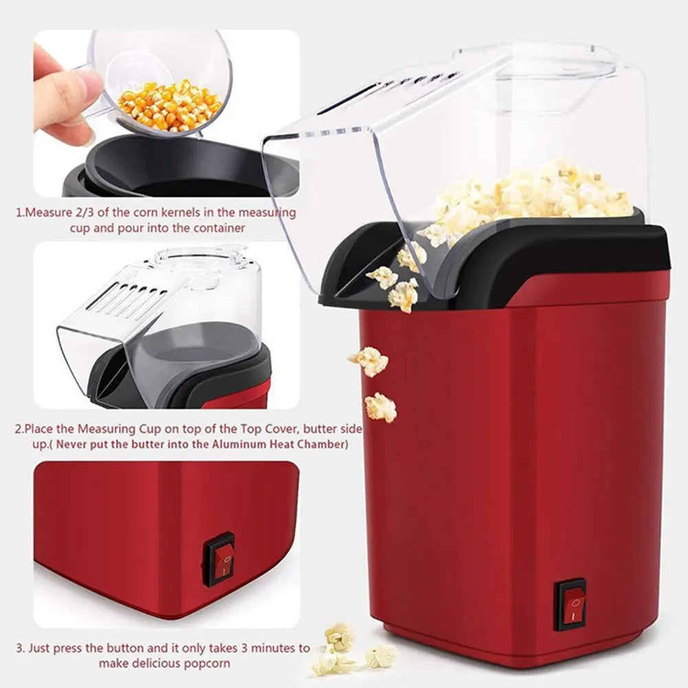 High Popping Rate Electric Air Popcorn Machine