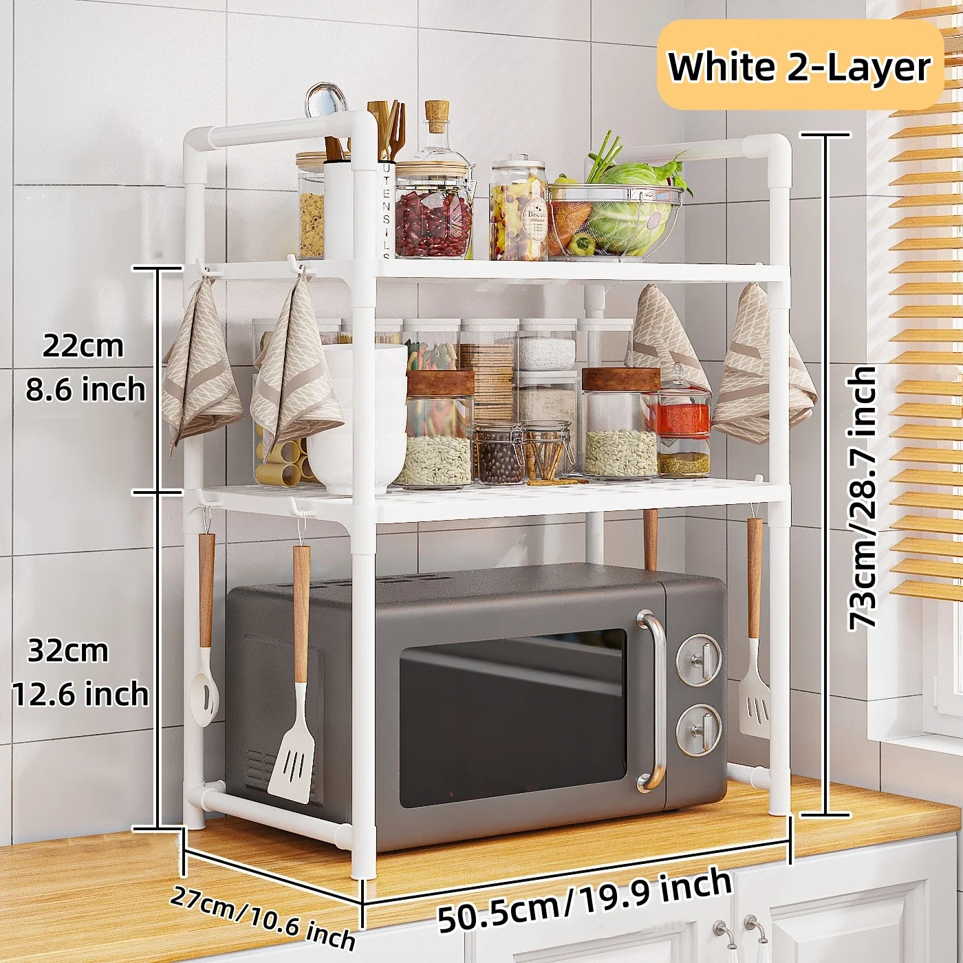 Durable Microwave Stand Shelf