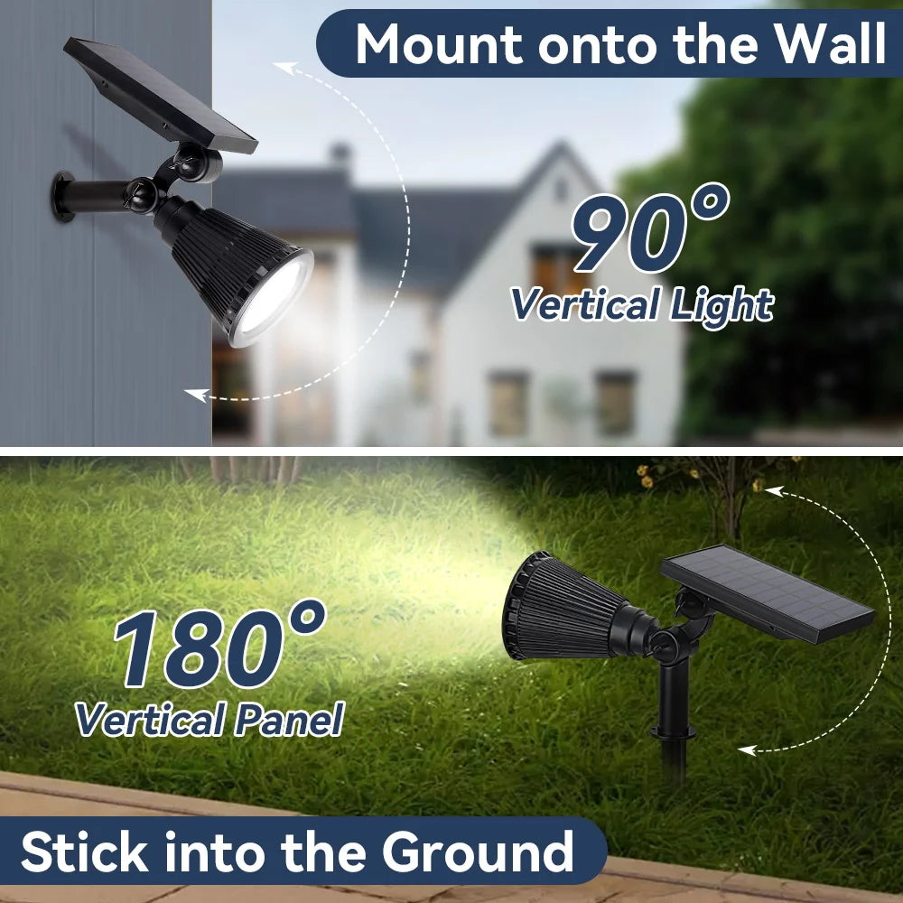 LED Lawn Lamp Adjustable Solar Garden Lights