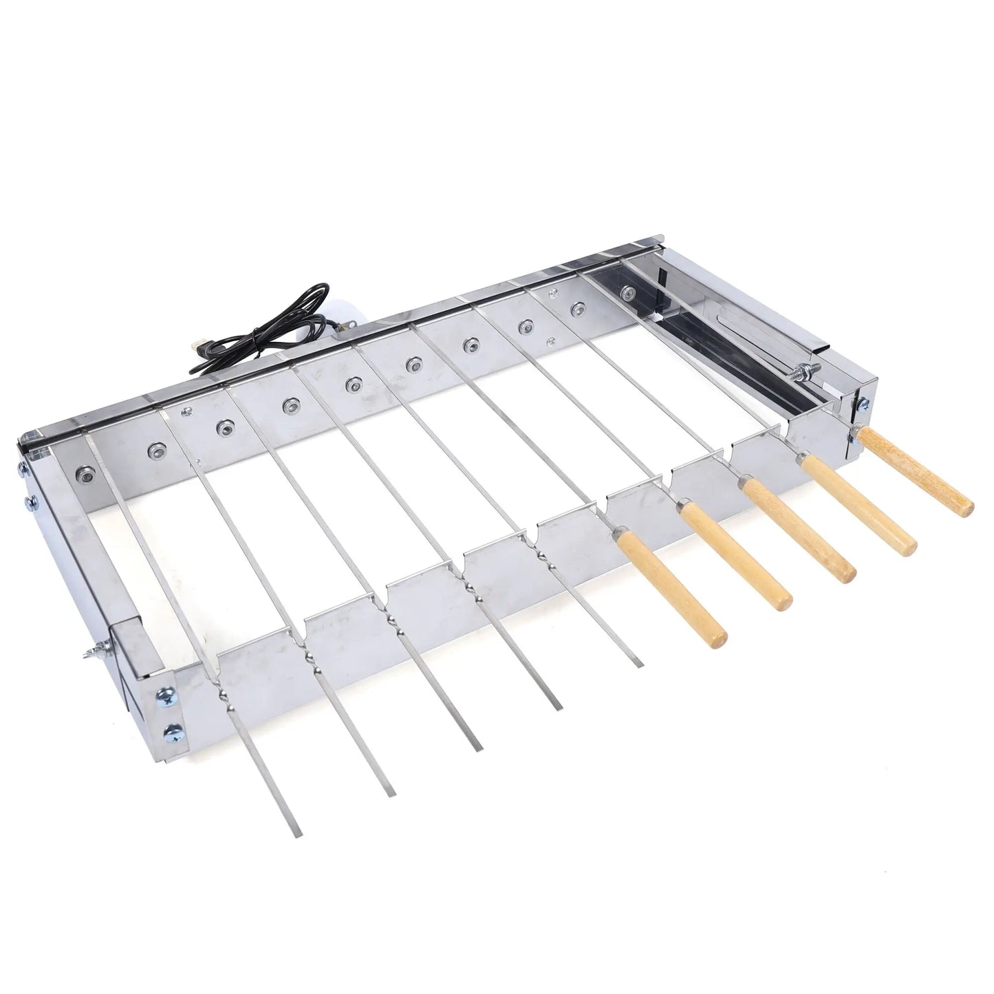 Camping Barbecue Stainless Steel Outdoors Electric Rotisserie