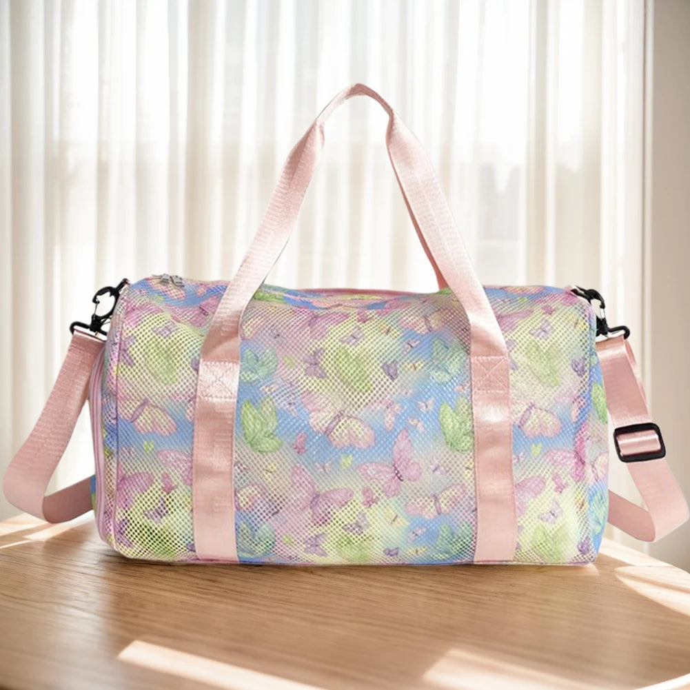 Mesh Travel Duffle Bag Luggage Bag