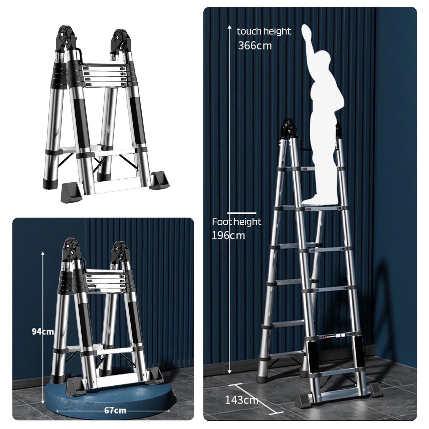 Stainless Steel Ladder