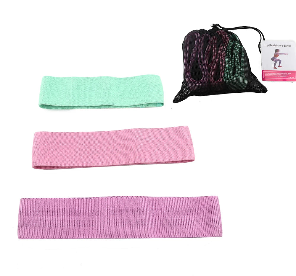 Elastic rubber resistance bands for yoga