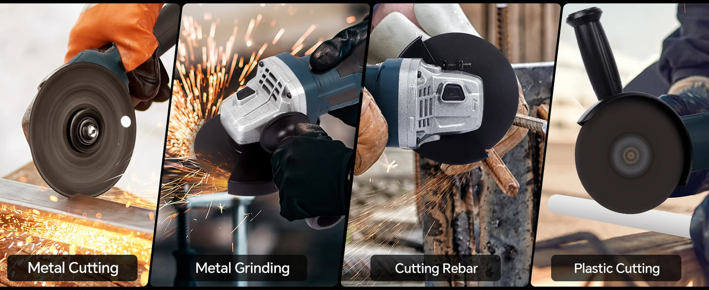 125mm Brushless Angle Grinder Cordless Electric Angle Grinder