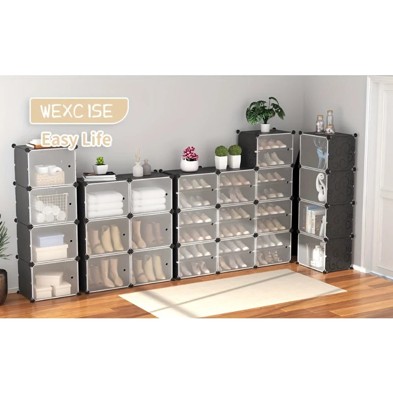 Space-saving Tower Shoe Rack