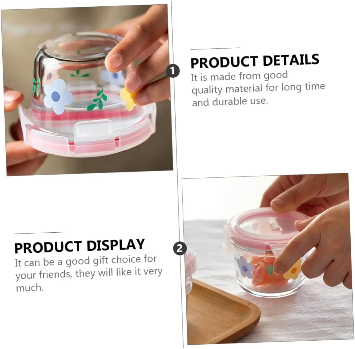 Sealed Glass Box Containers Kitchen