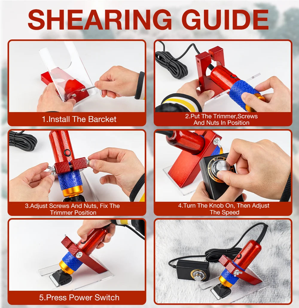 Temps Detir 200W Electric Scissors For Tufted Carpets