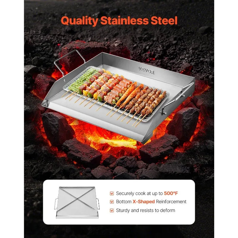18x16 in Flat Top Griddle
