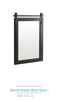 4 Pcs Square Silver Mirror Wall Decor Set 1.2 Inch
