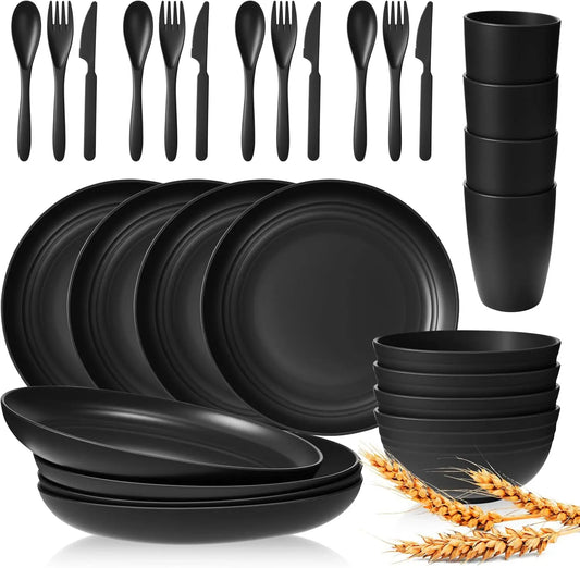 Wheat Straw Dinnerware Sets, Dinnerware Sets