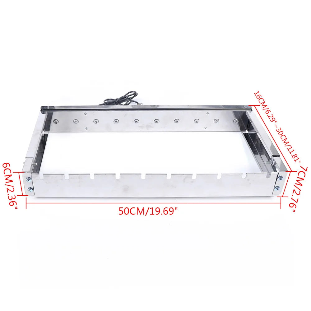 Camping Barbecue Stainless Steel Outdoors Electric Rotisserie