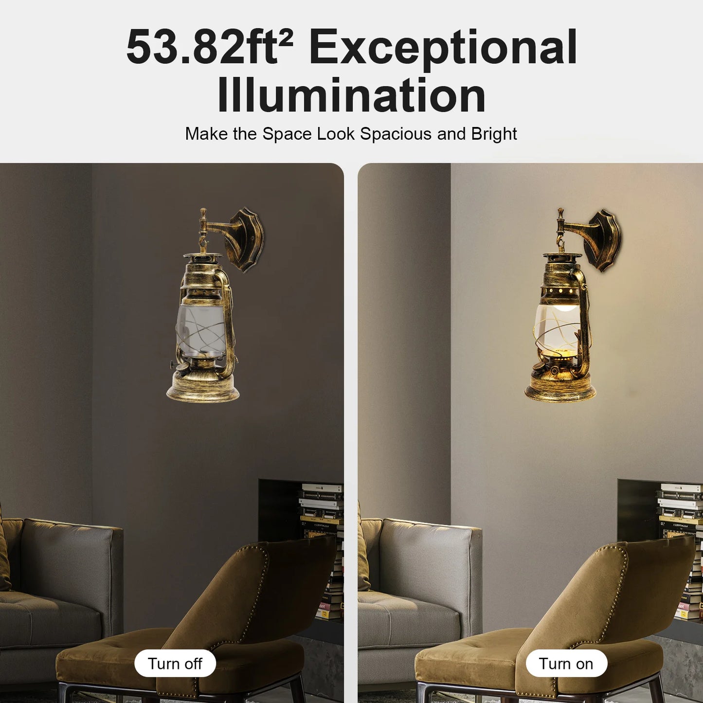 Vintage Iron Wall Sconce LED