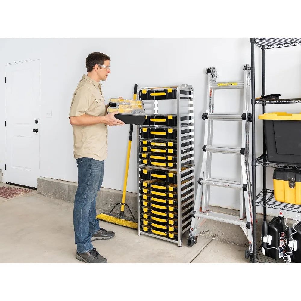 Home Premium Storage Rack for Yellow Tool Boxes