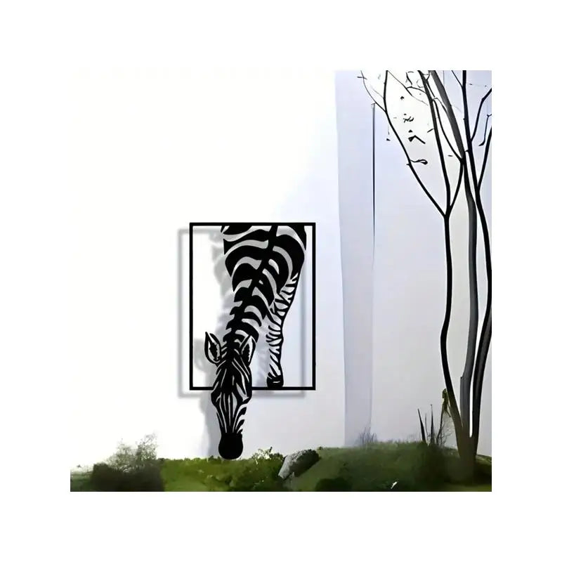 Minimalist Zebra Wall Art