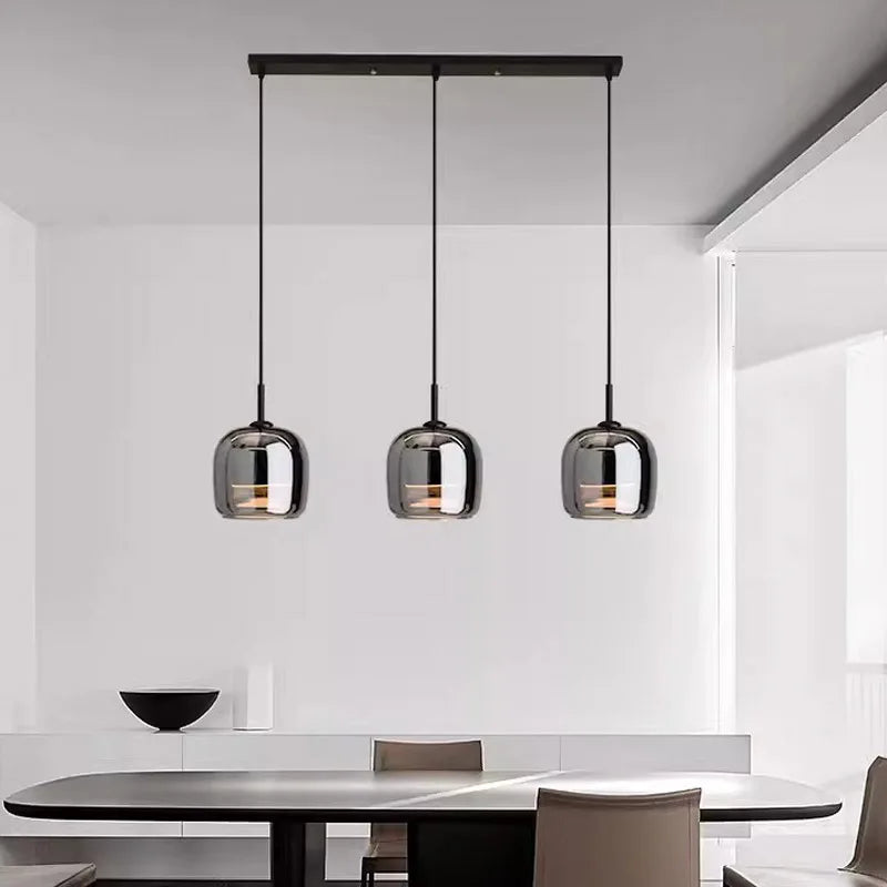 Nordic Glass LED Chandeliers Luxury Pendant Lamp