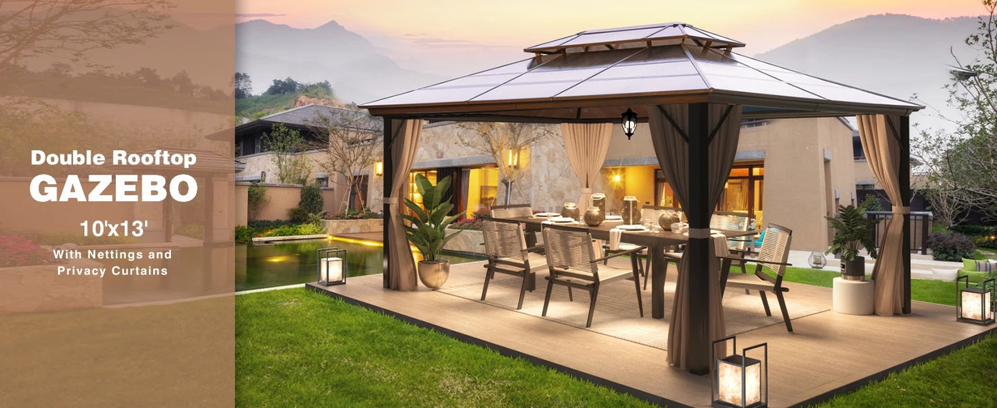 10'x13' Outdoor Gazebo,