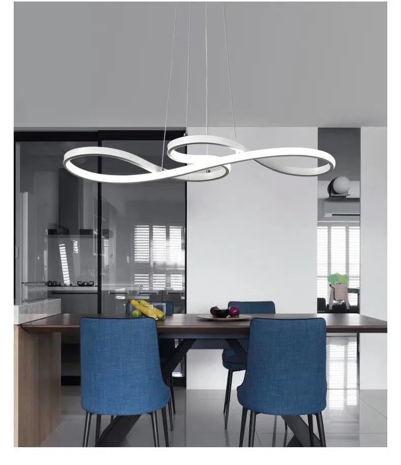 White Black Gold Led Pendant Light for Kitchen Dinning Room