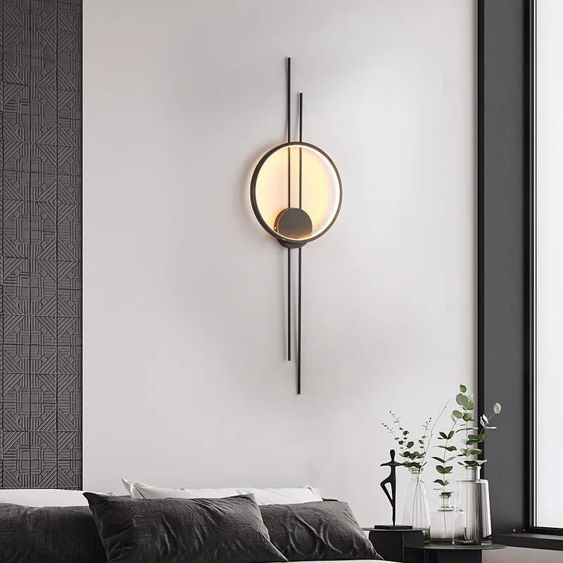 Enerlord Nordic Copper LED Wall Light Fixture Modern