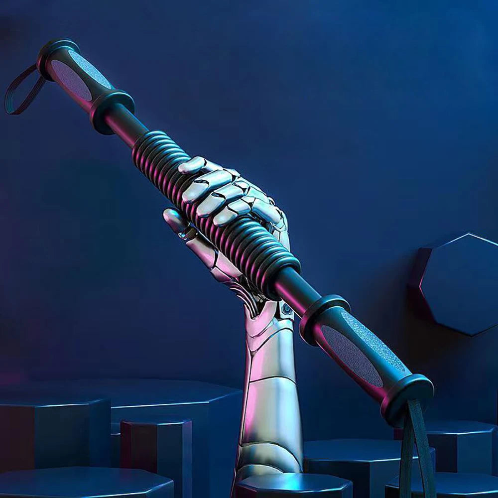 Spring Arm Strength Bar Trainer For Upper Body Workout