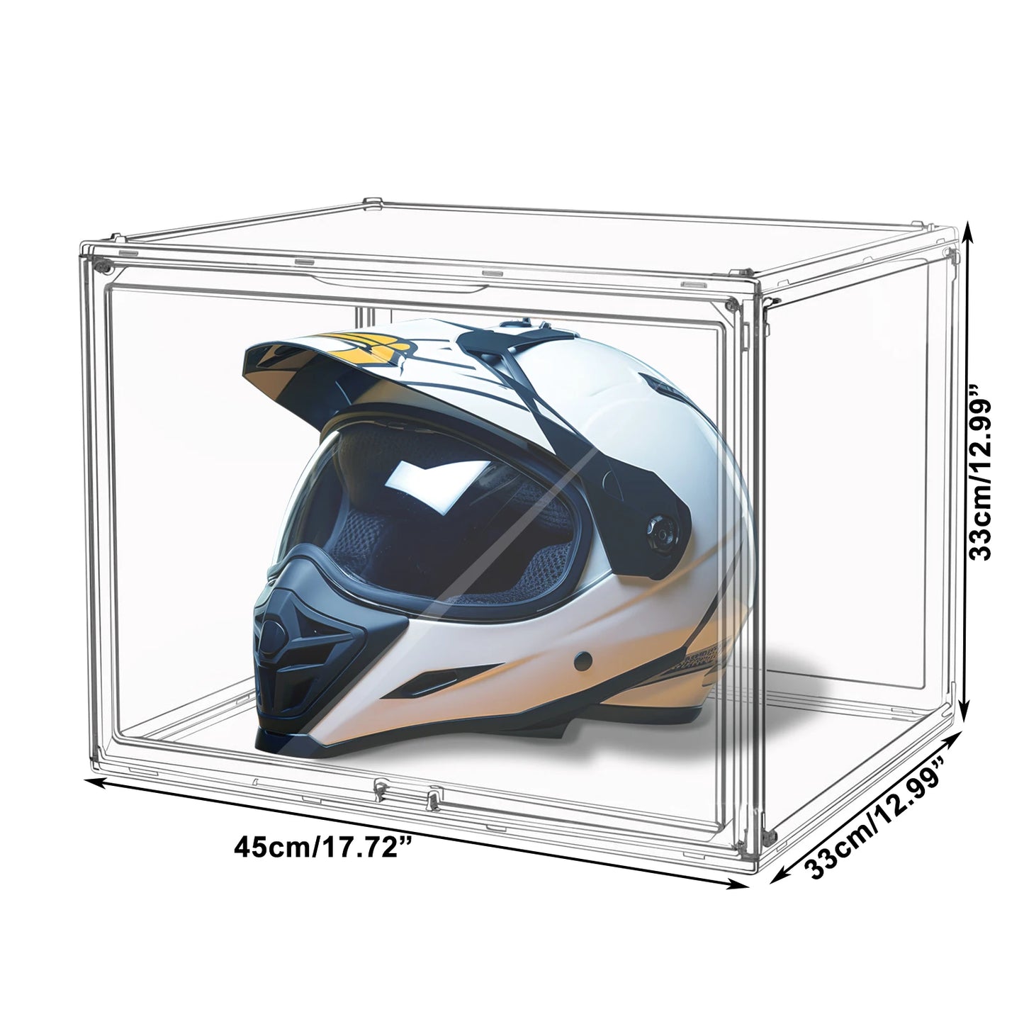 Guangdong Clear Large Capacity Storage Box Organizer