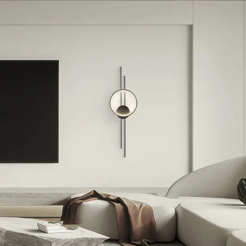 Enerlord Nordic Copper LED Wall Light Fixture Modern