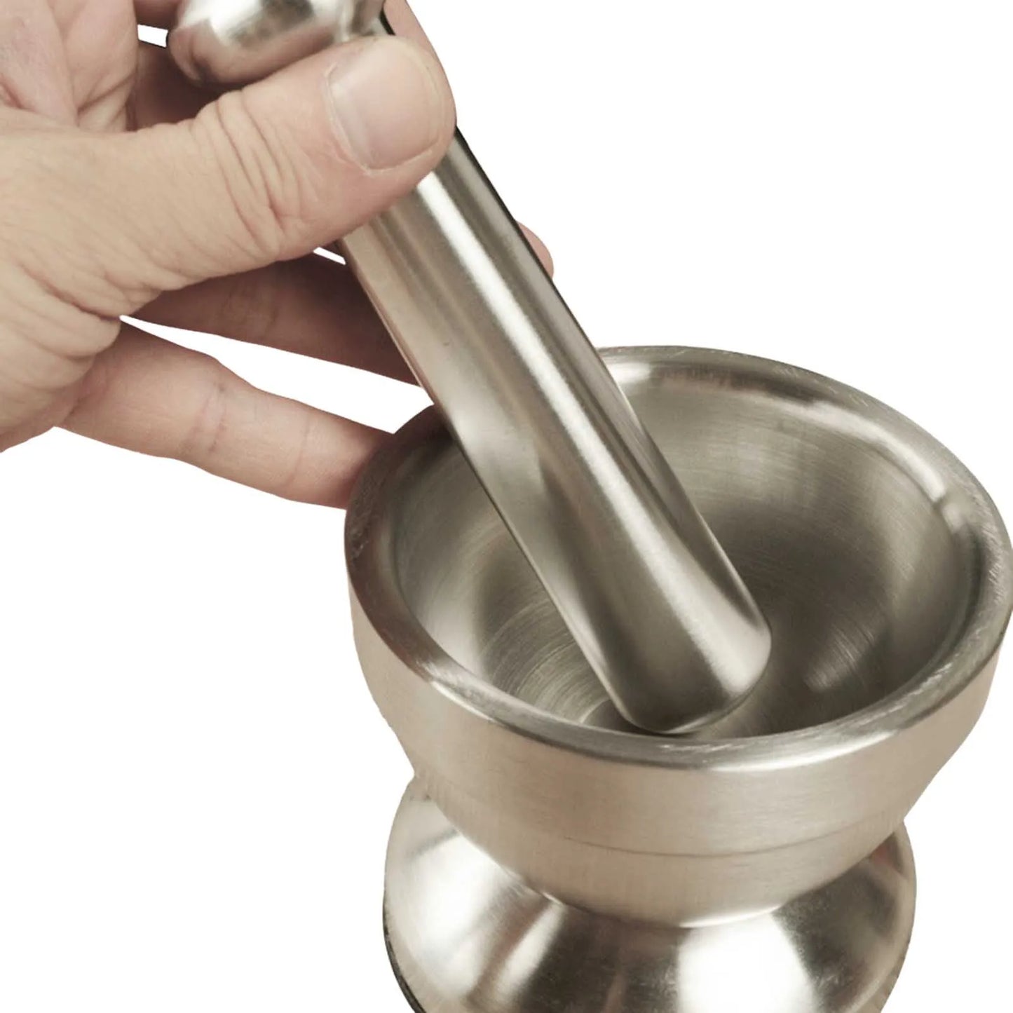 Stainless Steel Mills Mortar and Pestle Set