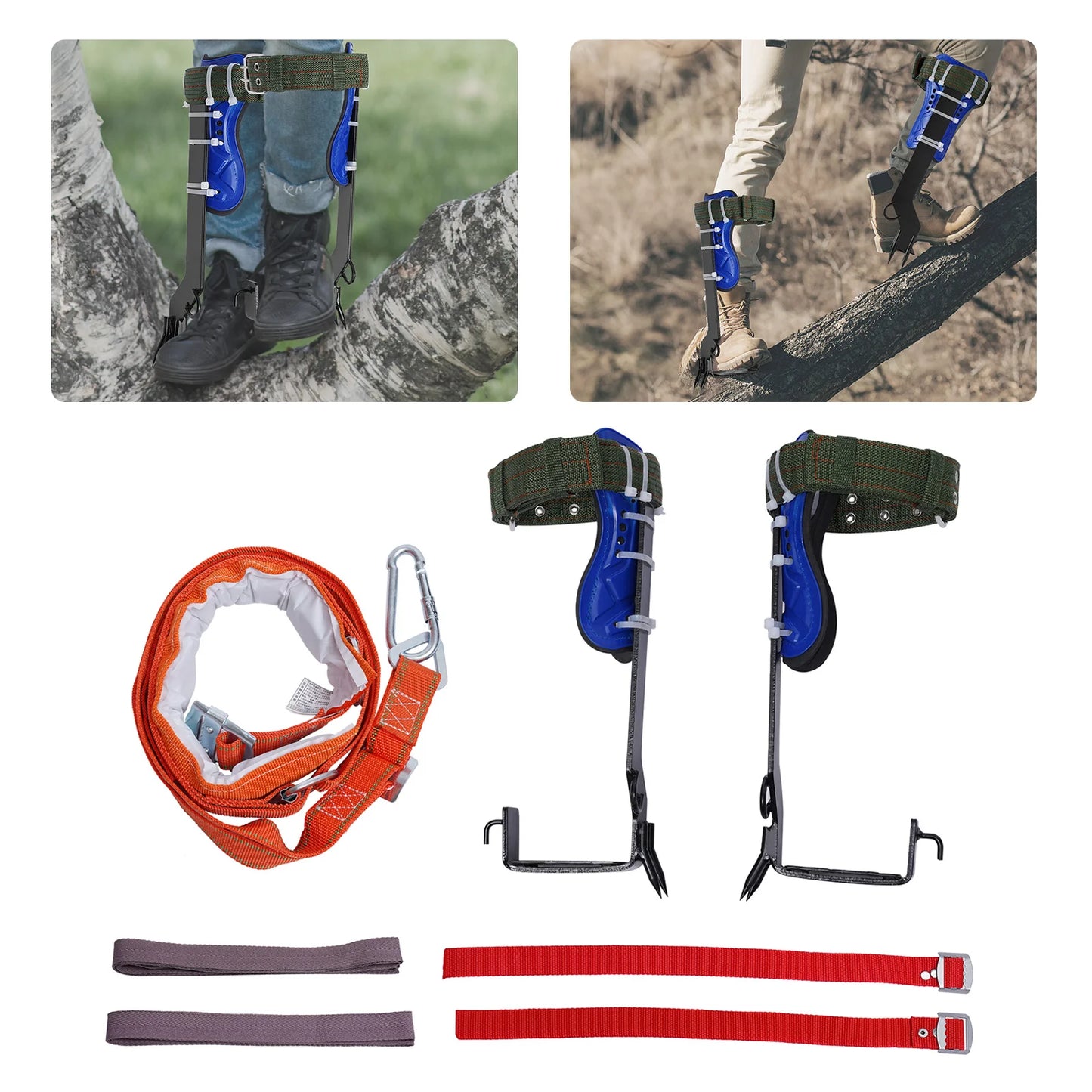 Tree Climbing Spikes for Safe and Easy Tree Ascents
