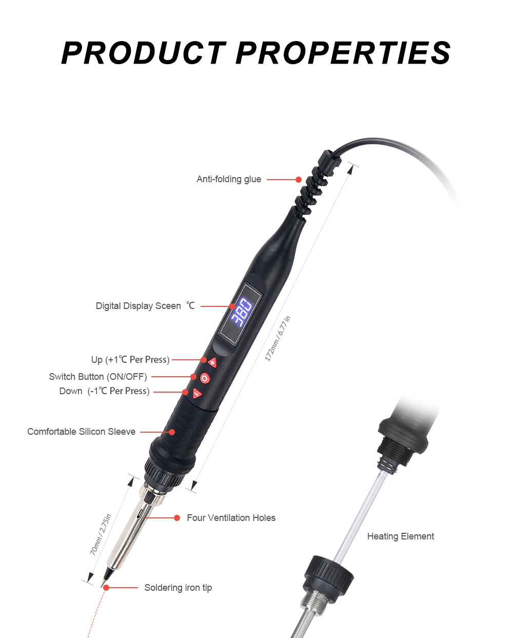 JCD Micro Hot Air Gun