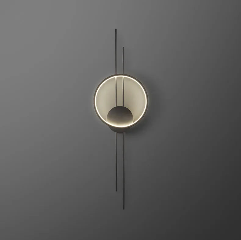 Enerlord Nordic Copper LED Wall Light Fixture Modern