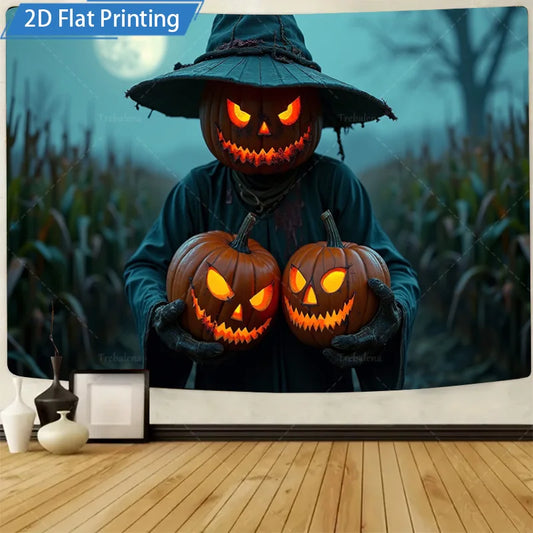 Gothic Skull Wall Tapestry Polyester Made For Home Decor